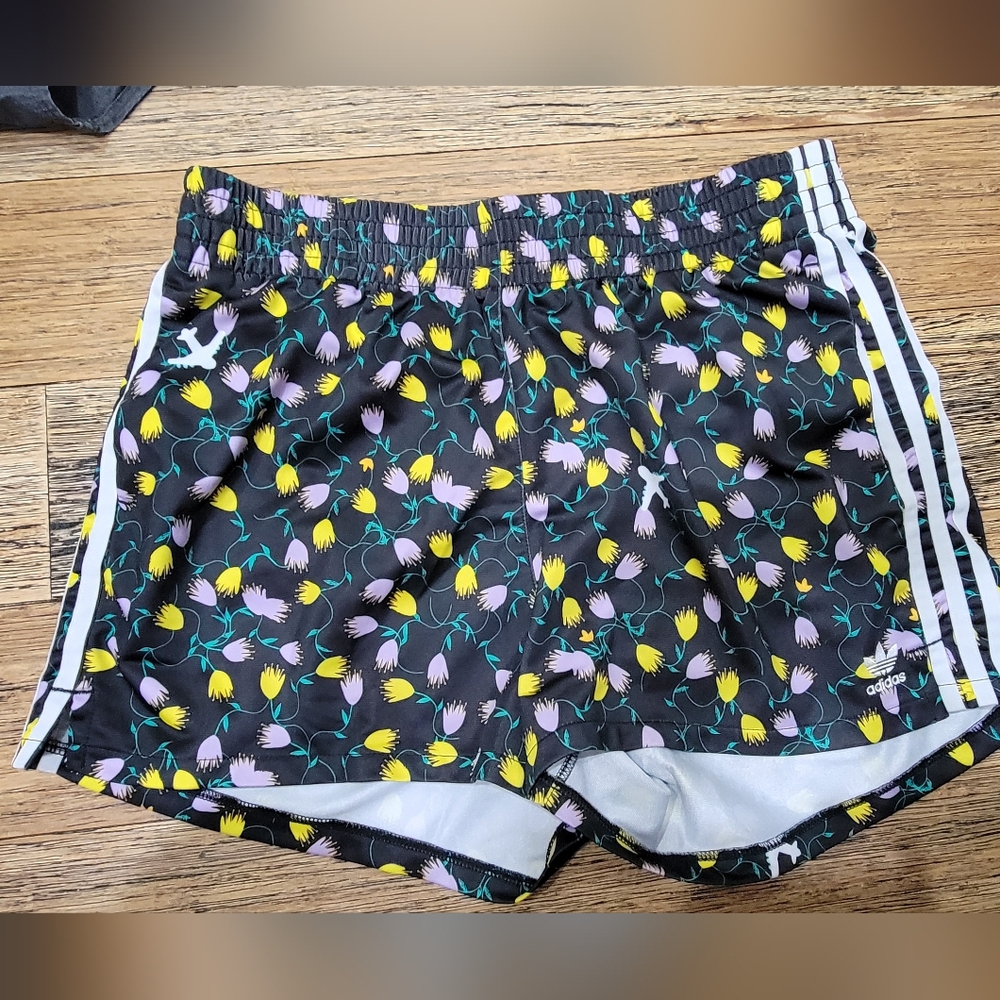 Adidas Allover Print Athletic Shorts